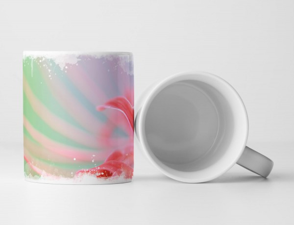 Paul Sinus Art Tasse Geschenk Spider Lily – Fotografie einer Lilie