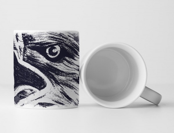 Paul Sinus Art EAU ZONE Motiv Spruch Tasse Geschenk