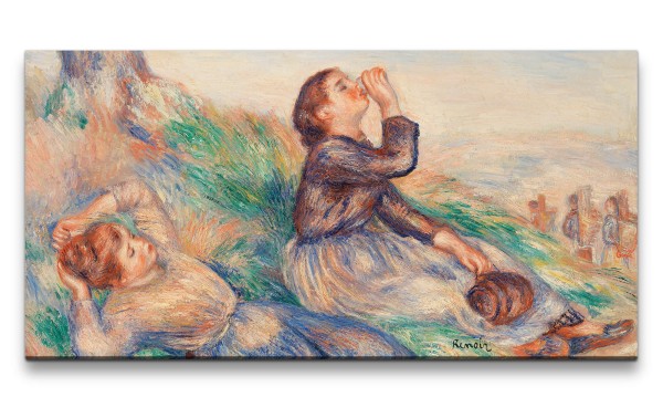 Paul Sinus Art Remaster 120x60cm Pierre-Auguste Renoir weltberühmtes Wandbild Impressionismus Grape Gatherers