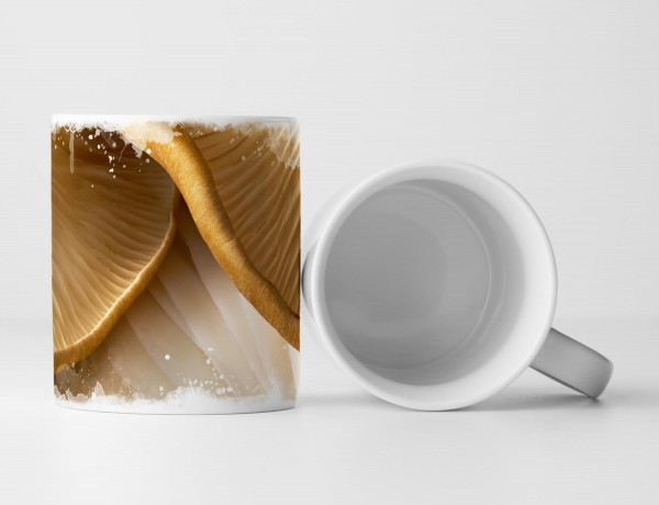 Paul Sinus Art Tasse Geschenk Maitake Pilz – Makrofotografie