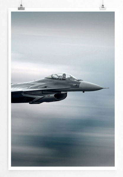 Paul Sinus Art Künstlerische Fotografie 60x90cm Poster Militärflugzeug im Einsatz