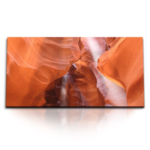 Paul Sinus Art Kunstdruck Bilder 120x60cm Antelope Canyon USA Grotte Höhle Sandstein Orange