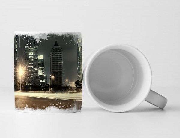 Paul Sinus Art Tasse Geschenk Urbane Fotografie – Großstadtlichter in Shanghai China