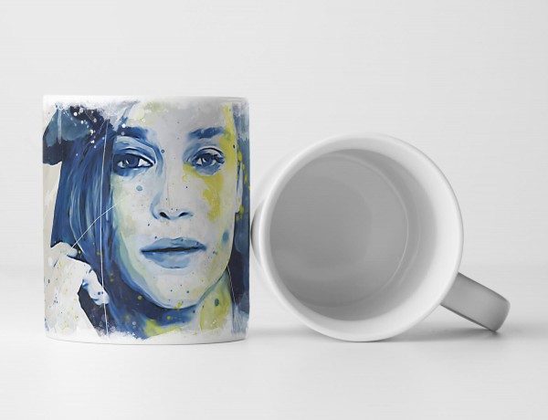 Paul Sinus Art Emilia Clarke Tasse als Geschenk, Design Sinus Art