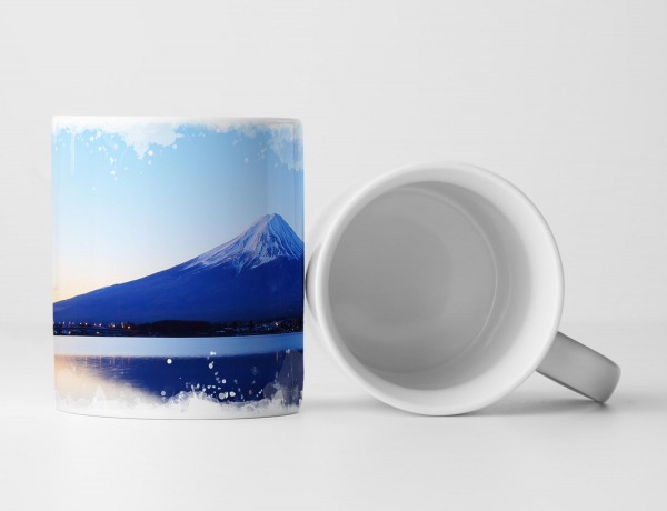 Paul Sinus Art Tasse Geschenk Landschaftsfotografie – Mount Fuji in Japan