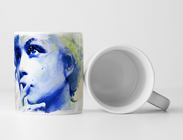 Paul Sinus Art Emmanuelle Beart II Tasse als Geschenk, Design Sinus Art