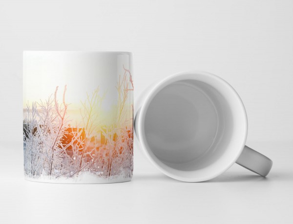 Paul Sinus Art Tasse Geschenk Frost in der Tundra