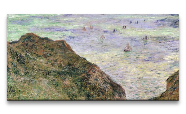 Paul Sinus Art Remaster 120x60cm Claude Monet Impressionismus weltberühmtes Wandbild View Over the Sea