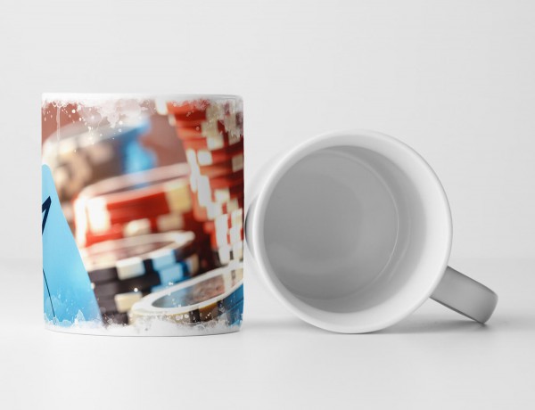 Paul Sinus Art Tasse Geschenk Künstlerische Fotografie – Das Ass im Ärmel