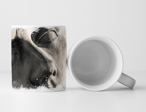 Paul Sinus Art Tasse Geschenk Künstlerische Fotografie – Maskenskulptur