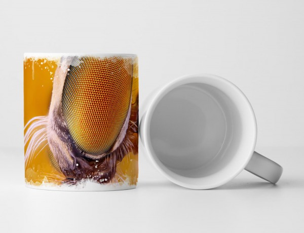 Paul Sinus Art Tasse Geschenk Tierfotografie – Roboter Fliegenkopf