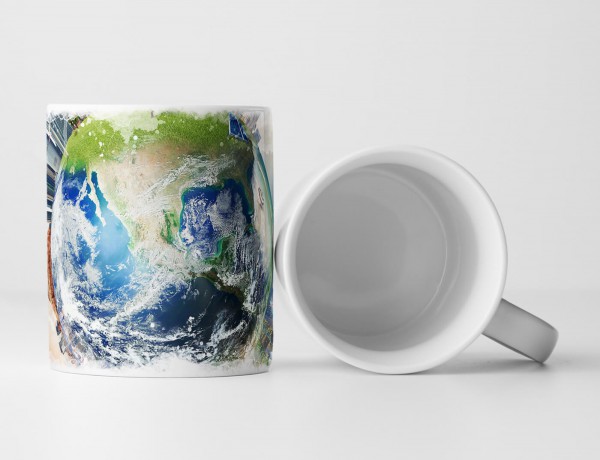 Paul Sinus Art Tasse Geschenk Illustration – Die moderne Welt