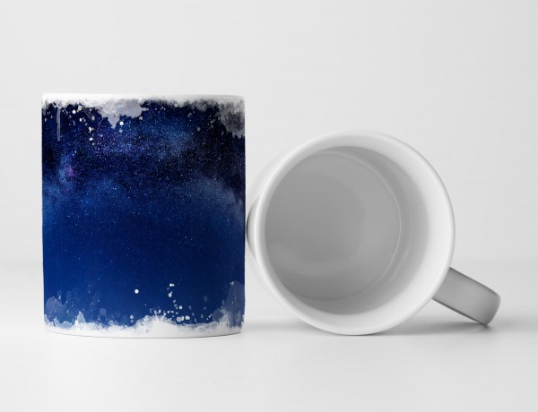 Paul Sinus Art Tasse Geschenk Fotografie der Milchstraße in einer klaren Sommernacht