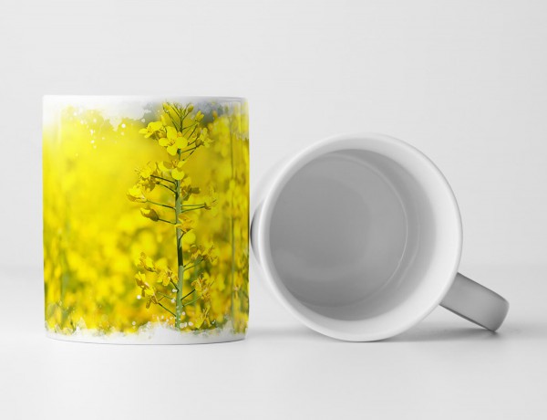 Paul Sinus Art Tasse Geschenk Naturfotografie – Blühender Raps