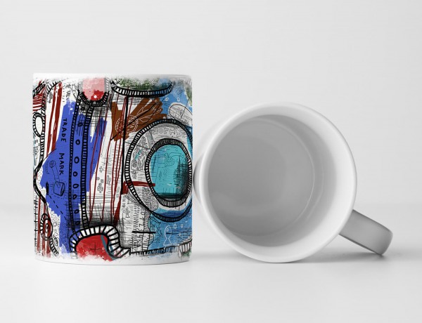 Paul Sinus Art EAU ZONE Motiv Spruch Tasse Geschenk