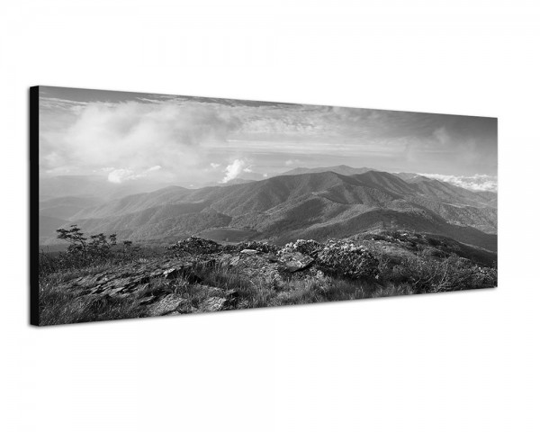 150x50cm Landschaft Berge Wiese Wolkenhimmel Natur