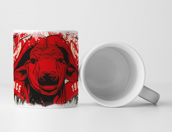 Paul Sinus Art EAU ZONE Motiv Spruch Tasse Geschenk