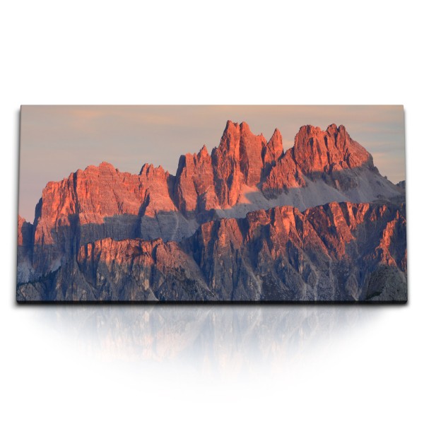 Paul Sinus Art Kunstdruck Bilder 120x60cm Dolomiten Alpen Gebirge Felsberge Berge