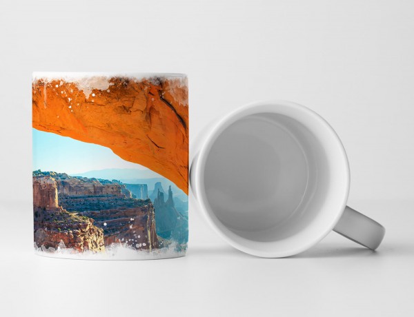 Paul Sinus Art Tasse Geschenk Landschaftsfotografie – Mesa Bogen bei Sonnenaufgang