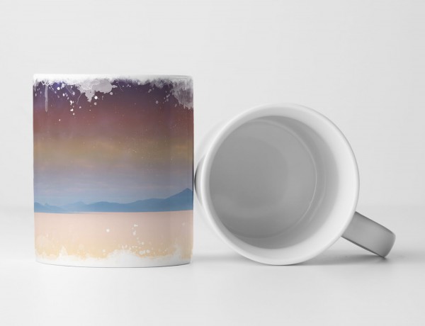 Paul Sinus Art Tasse Geschenk Illustration – Ruhige Landschaft