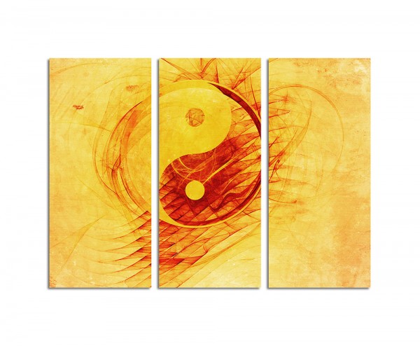 Paul Sinus Art 130x90cm Wandbild Abstrakt391 -3x90x40cm