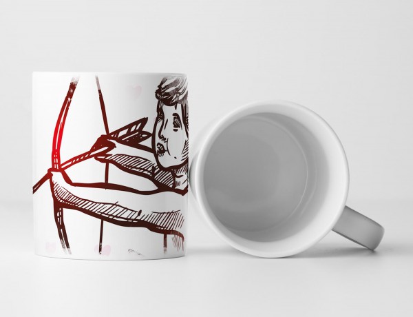 Paul Sinus Art EAU ZONE Motiv Spruch Tasse Geschenk