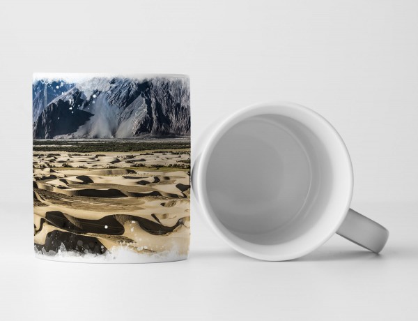 Paul Sinus Art Tasse Geschenk Wüstenlandschaft und Berge