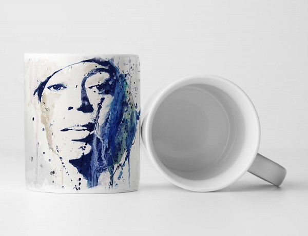 Paul Sinus Art Beyonce Knowles Tasse als Geschenk, Design Sinus Art