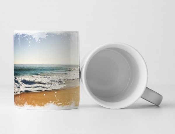 Paul Sinus Art Tasse Geschenk Landschaftsfotografie – Der perfekte sonnige Strand