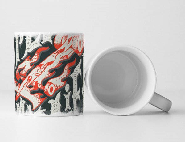 Paul Sinus Art EAU ZONE Motiv Spruch Tasse Geschenk