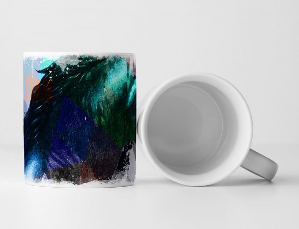 Paul Sinus Art EAU ZONE Motiv Spruch Tasse Geschenk