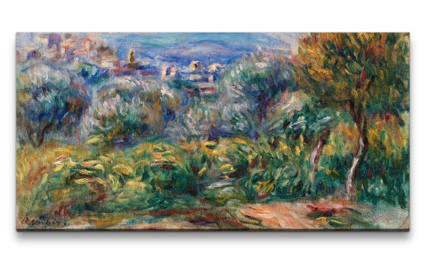 Paul Sinus Art Remaster 120x60cm Pierre-Auguste Renoir weltberühmtes Wandbild Impressionismus Landscape