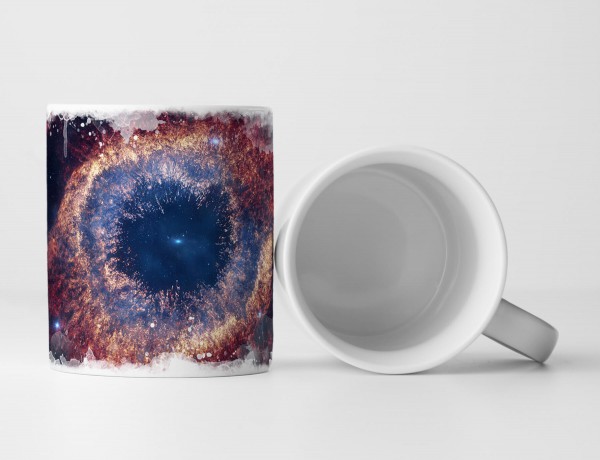 Paul Sinus Art Tasse Geschenk Fotografie – Helixnebel im Sternbild Wassermann