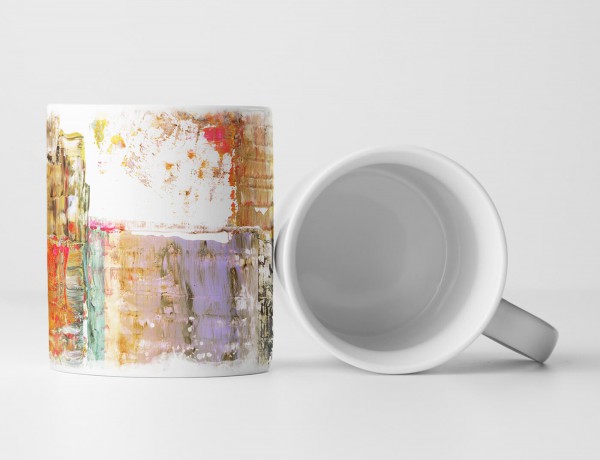 Paul Sinus Art Tasse Geschenk bunte Malerei lila braun