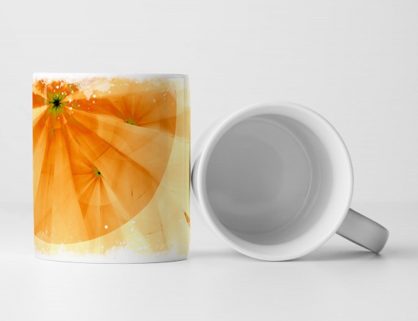 Paul Sinus Art Tasse Geschenk Digitale Grafik – Abstrakte Mittagssonne