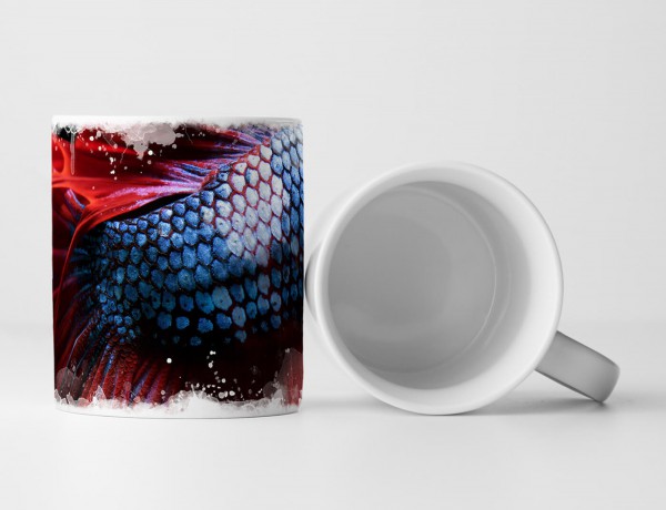 Paul Sinus Art Tasse Geschenk Tierfotografie – siamesischer Kampffisch