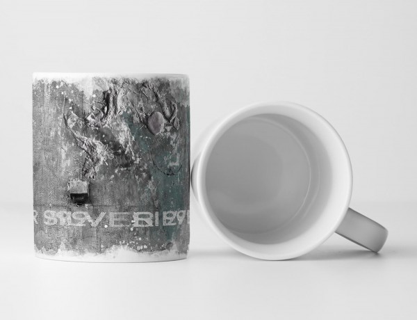 Paul Sinus Art Tasse Geschenk grauer, steinähnlicher Hintergrund + Aufschrift