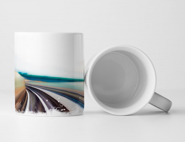 Paul Sinus Art Tasse Geschenk Fotografie – Speed motion Highway