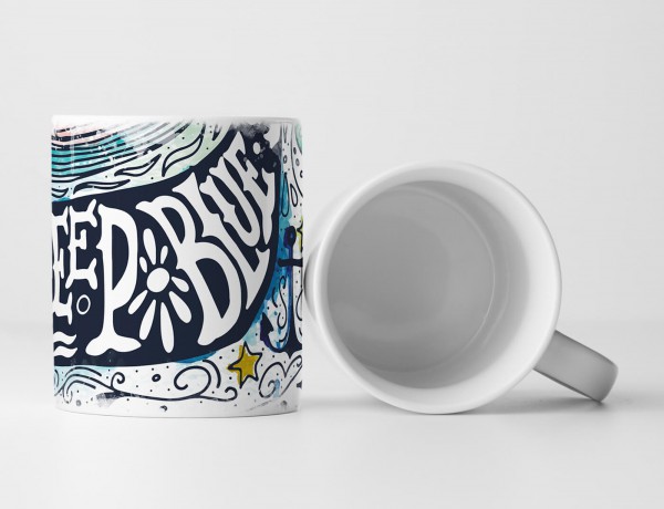 Paul Sinus Art EAU ZONE Motiv Spruch Tasse Geschenk