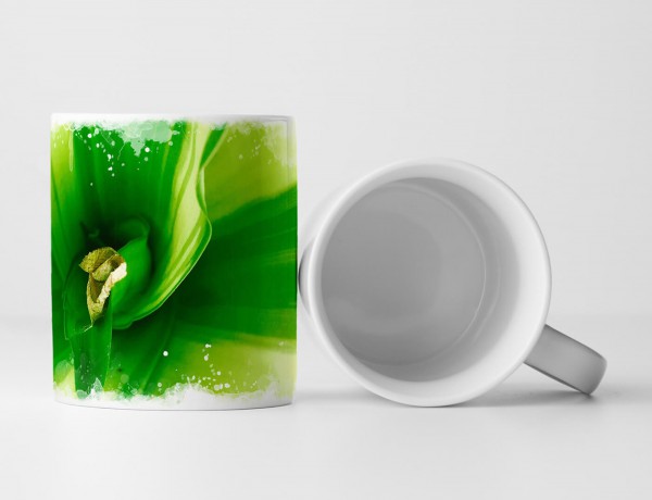 Paul Sinus Art Tasse Geschenk Naturfotografie – Drachenbaum Pflanze