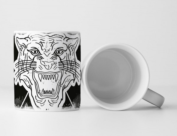 Paul Sinus Art EAU ZONE Motiv Spruch Tasse Geschenk