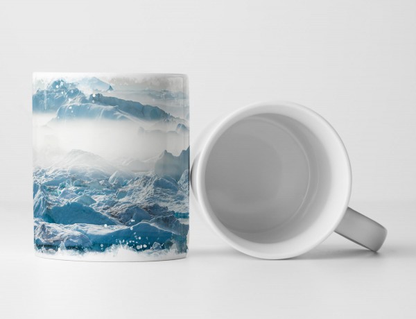 Paul Sinus Art Tasse Geschenk Naturfotografie – Eisberg in Grönland