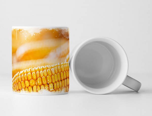 Paul Sinus Art Tasse Geschenk Food-Fotografie – Geschälte Maiskolben