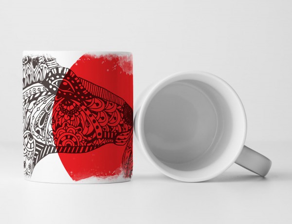 Paul Sinus Art EAU ZONE Motiv Spruch Tasse Geschenk