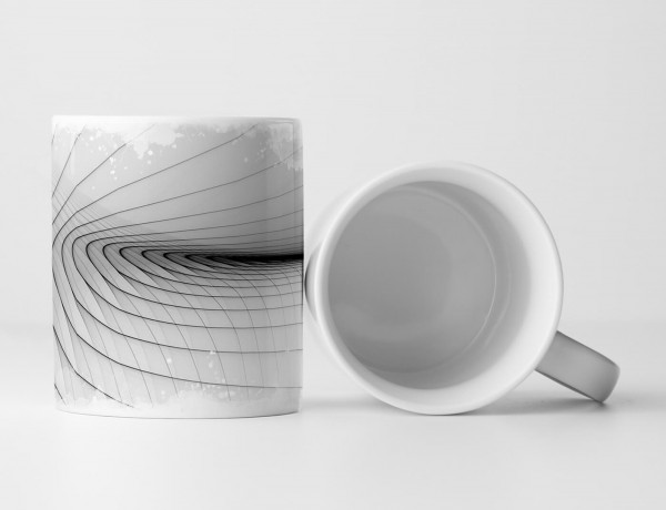 Paul Sinus Art Tasse Geschenk Digitale Grafik – Zeitlose Linien