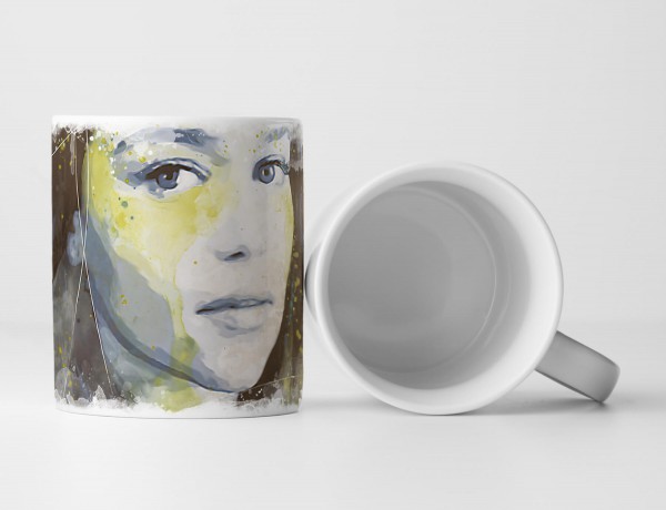 Paul Sinus Art Emilia Clarke I Tasse als Geschenk, Design Sinus Art