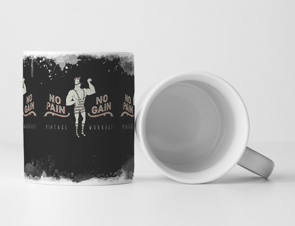 Paul Sinus Art EAU ZONE Motiv Spruch Tasse Geschenk