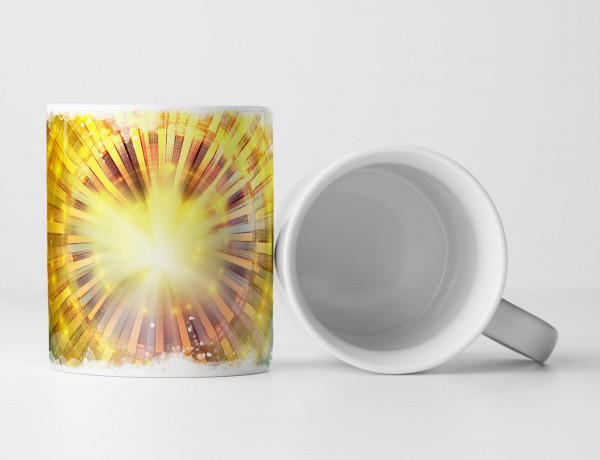 Paul Sinus Art Tasse Geschenk Radiale Geometrie