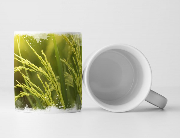 Paul Sinus Art Tasse Geschenk Naturfotografie – Reisfelder Indonesien