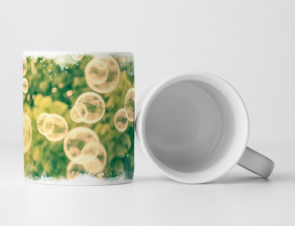 Paul Sinus Art Tasse Geschenk Künstlerische Fotografie – Seifenblasen in der Frühlingsluft